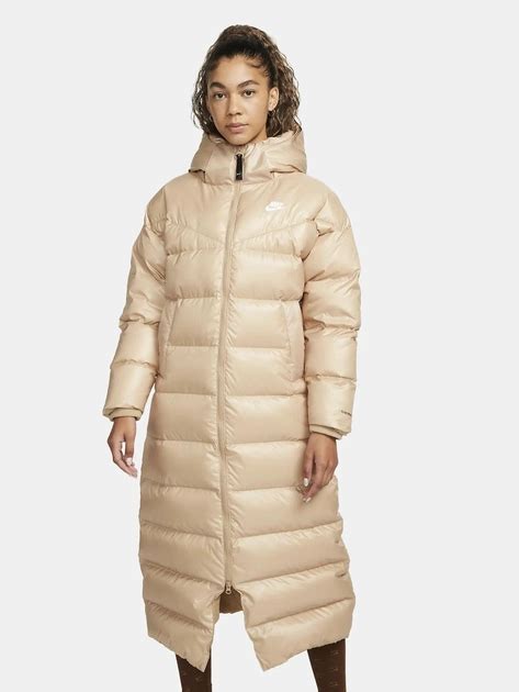 Пуховик зимний длинный женский Nike W Nsw Tf City Hd Parka DH4081-200 S ...