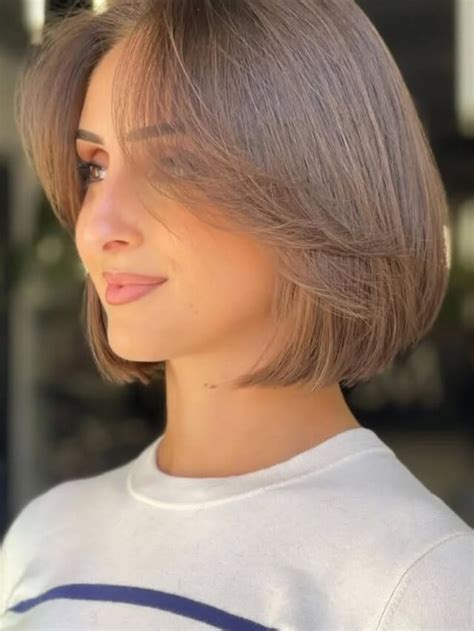 Chanel De Bico Médio Com Franja - Cortes de Cabelo Chanel de Bico com Franja: Transformação que você vai ...