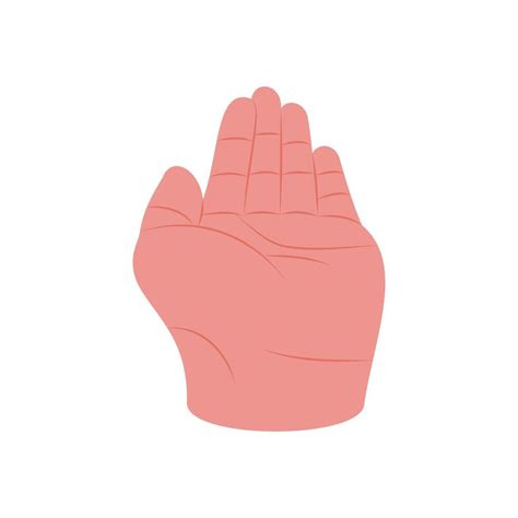 receive  hand gesture icon illustration  vector art