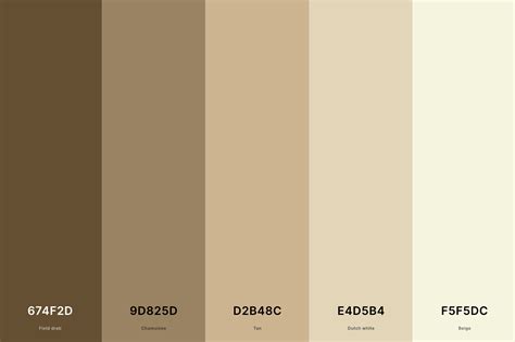 beige color palettes  names  hex codes creativebooster