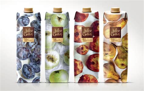 Juice Gallery - сок | Упаковка сока, Упаковка для фруктов, Креативный ...