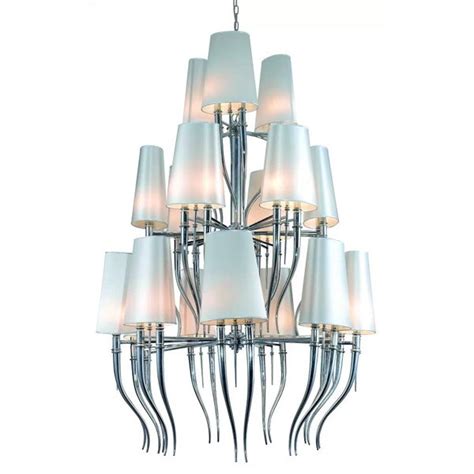designer chandelier  fabric shades sv llighting