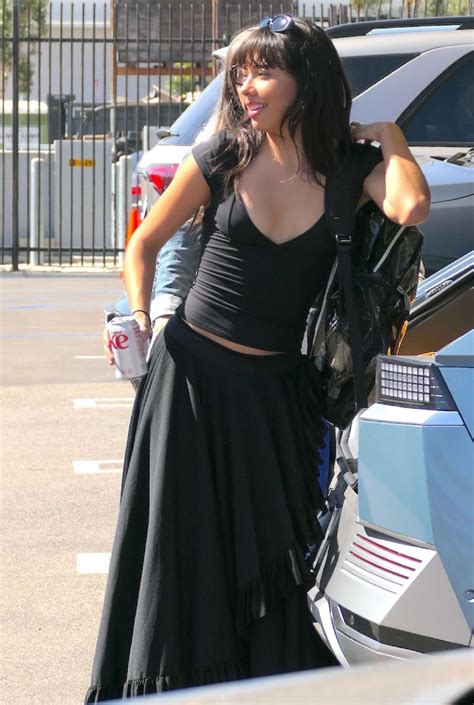 XOCHITL GOMEZ Outside of Practice for Dancing with the Stars in Los