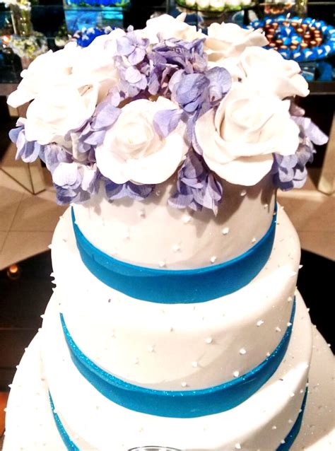 Bolo De 15 Anos Azul Royal - Bolo De 15 Anos Azul - FDPLEARN