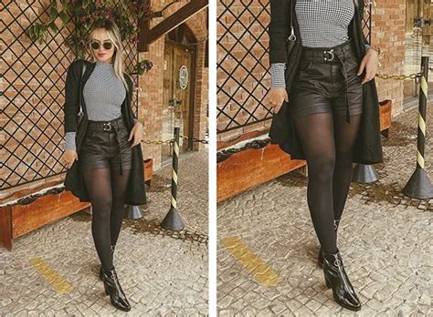 Look Com Calça Preta Para Noite - 21 looks estilosos com meia-calça preta para dia e noite