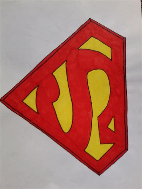 Superman Sketch Logo at PaintingValley.com | Explore collection of ...