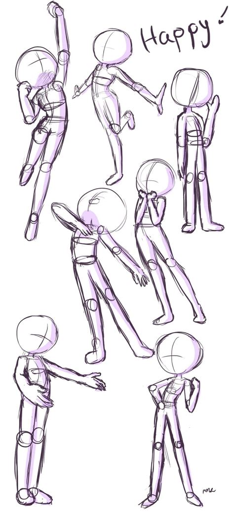 Pin de Natalia Natalia em ⩩ ꗃ Bocetos ࣪ | Desenho de poses, Tutoriais