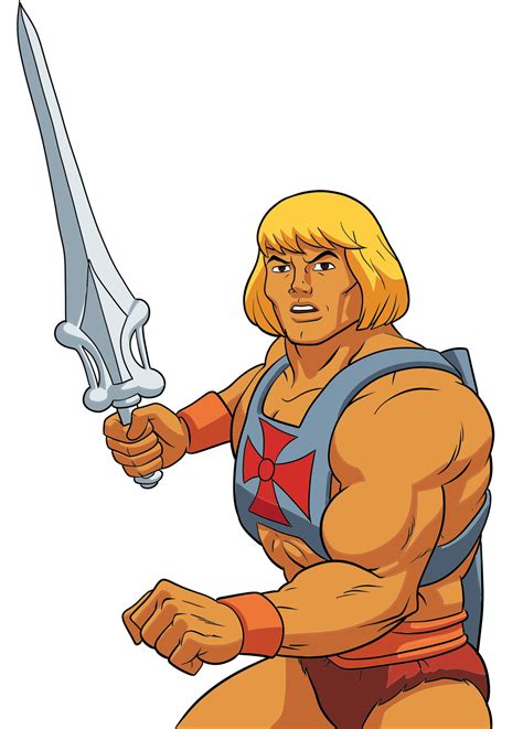 He Man, Fantasy Hero, Cartoon Icon, Sword Wielder, Adventure Series PNG