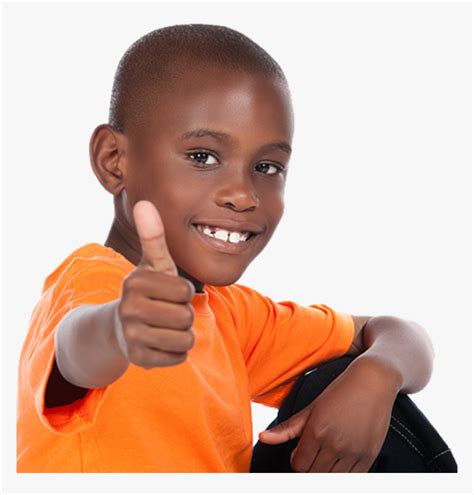 Black Kid Thumbs Up Png Image - Black Kid Png, Transparent Png