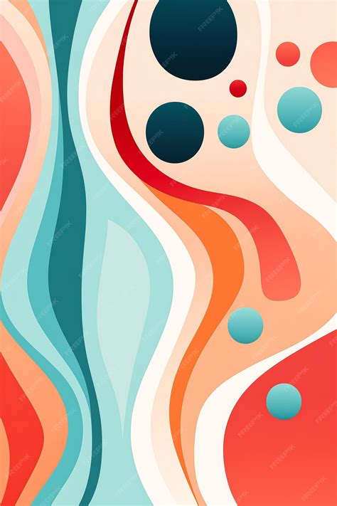 Premium AI Image | abstract background circles waves geological strata