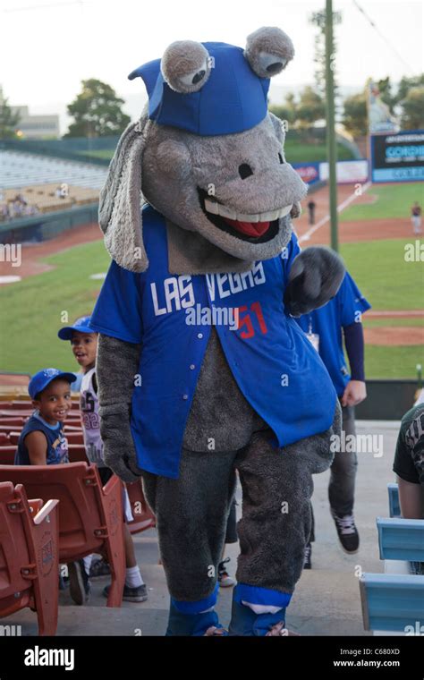 Cosmo, Mascot of Las Vegas 51s Baseball Team Stock Photo - Alamy