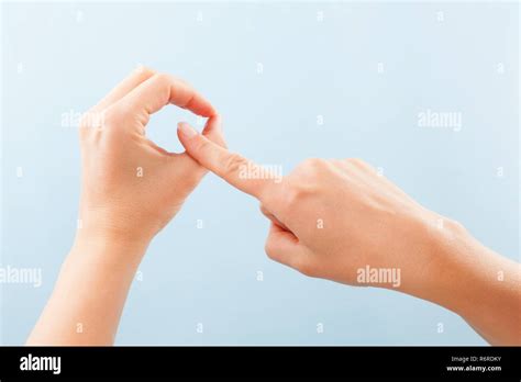 BSL Fingerspelling alphabet Stock Photo - Alamy