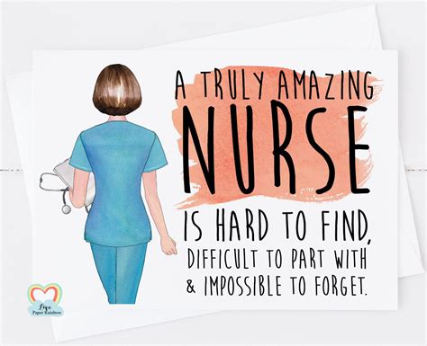 Personalised nurse retirement card nurse leaving card | Etsy