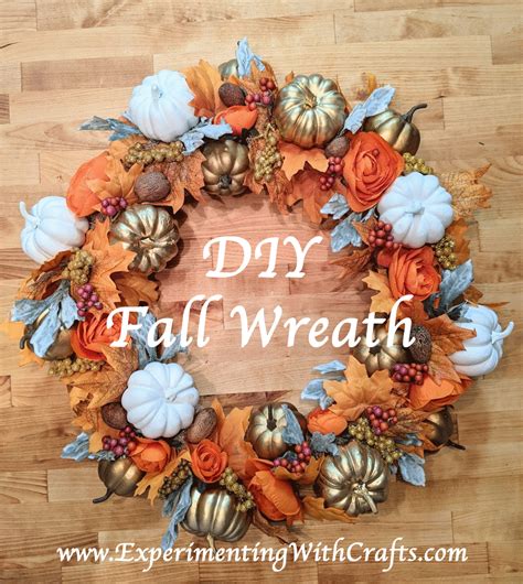 DIY Fall Wreath – Experimenting with Crafts