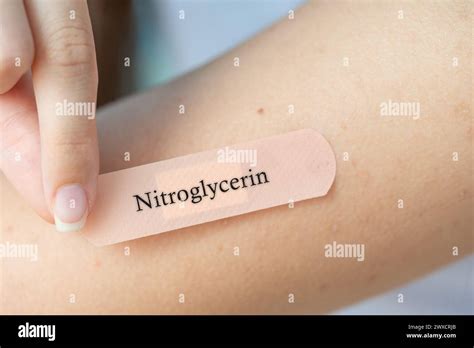 Transdermal nitroglycerin patch hi-res stock photography and images - Alamy