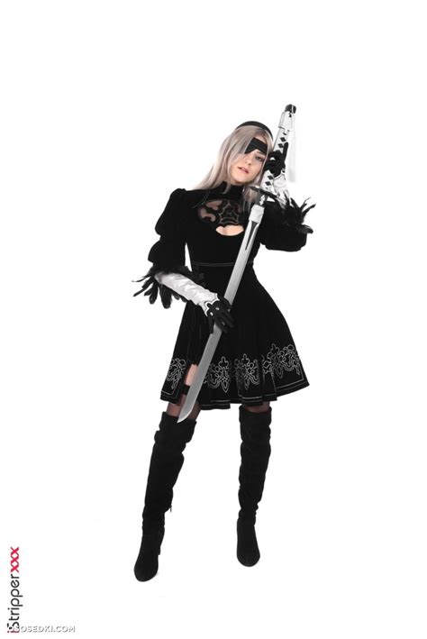 Eva Elfie (@evaelfie) - 2B - Nier: Automata - 60 photos leaked from