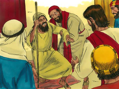 FreeBibleimages :: Jesus heals a blind man :: A blind beggar outside ...