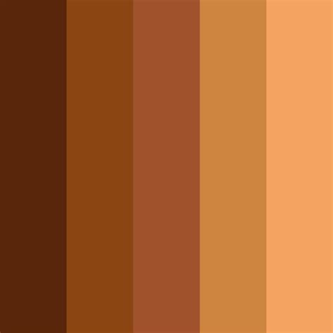 10 Rich Brown Color Palettes from Chocolate to Wood - Design Work Life