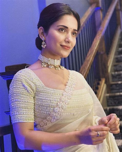 beautiful ruhani sharma  saree