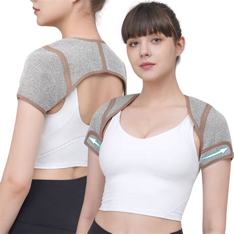 KD Shoulder Support Brace: Double Shoulder Braces for Women/Men Relief