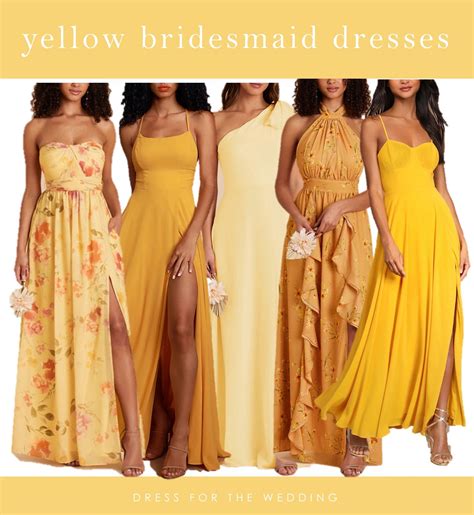 100 Best Yellow Bridesmaid Dresses ideas in 2025 | yellow bridesmaid