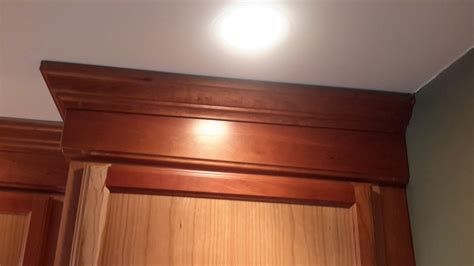 How To Install Cabinet Crown Molding On Uneven Ceiling | www.resnooze.com