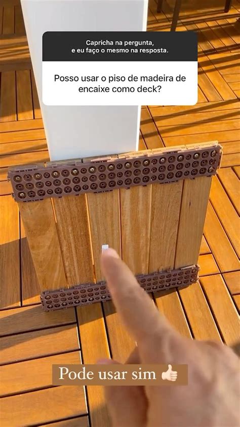 Piso De Madeira Encaixe - Posso usar o deck de encaixe fácil como piso? | Pergolado de madeira ...