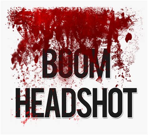 Boom Headshot Hd - Bang Headshot, HD Png Download - kindpng