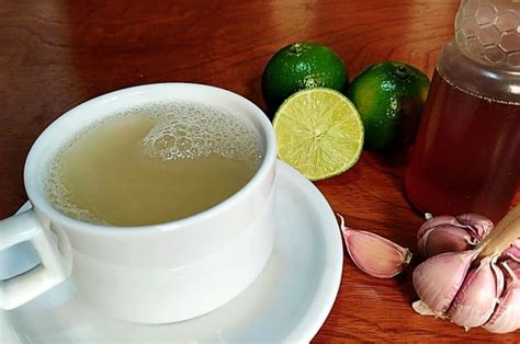 Cha De Limao E Alho - Chá de Alho com Limão e Mel