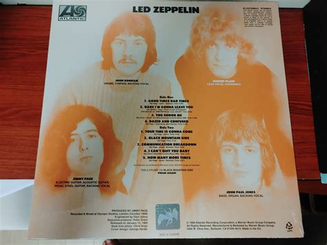 Led Zeppelin - Led Zeppelin Vinyl Photo | Metal Kingdom