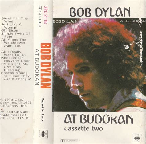 Bob Dylan - Bob Dylan At Budokan (1978, Cassette) | Discogs