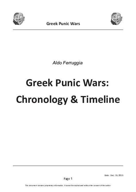 Timeline and Stages of the Greek-Punic Wars