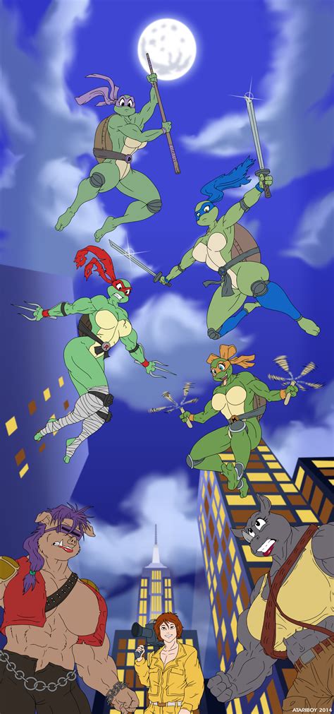 Chochi's TMNT Rule 63 - We Forget To Look Up. by Atariboy2600 on DeviantArt