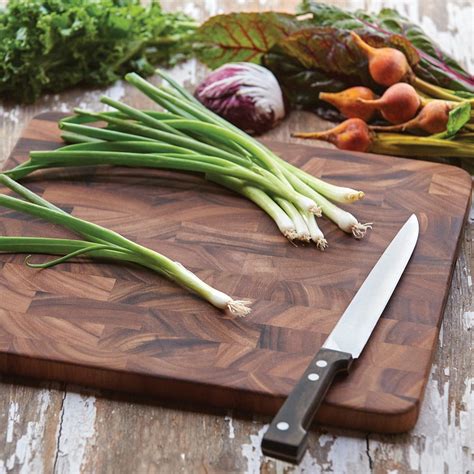 Ironwood Gourmet, Oslo End Grain Utility Cutting Board | Zola