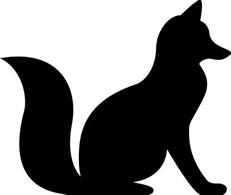Fox Silhouette Clip Art
