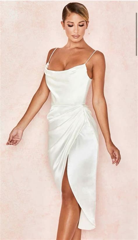 Vestido De Seda Branca - Vestido branco de seda, vestido de seda, vestido pra casamento, vestido ...