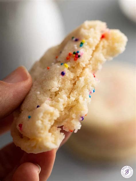 Easy Sugar Cookie Recipe (only 3 ingredients!) | Belly Full