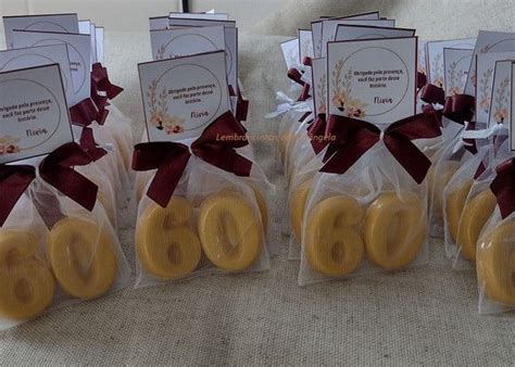 Lembrancinha De 60 Anos Masculino - Lembrancinha Aniversário De 60 Anos Número 60 | Lembrancinhas ...