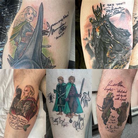 lord   rings cast tattoo meaning