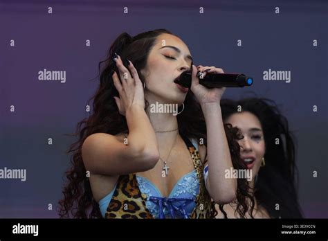 Daniela Avanzini of Katseye performs at the Estereo Picnic Festival in