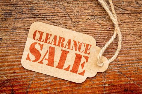 sale clearance