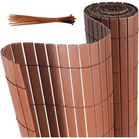 canisse en pvc brise vue en pvc    cm cloture de jardin avec