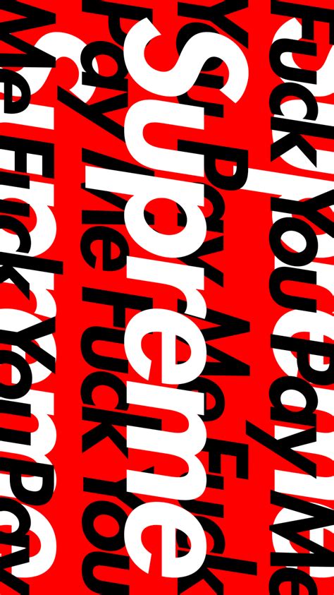 cool iphone supreme wallpapers wallpaper cave