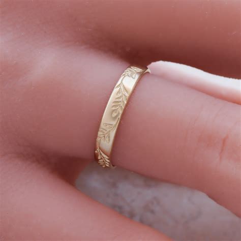 engraved wedding bands ideas 2
