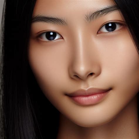 traditional chinese face detailed close  portrait photo ai art