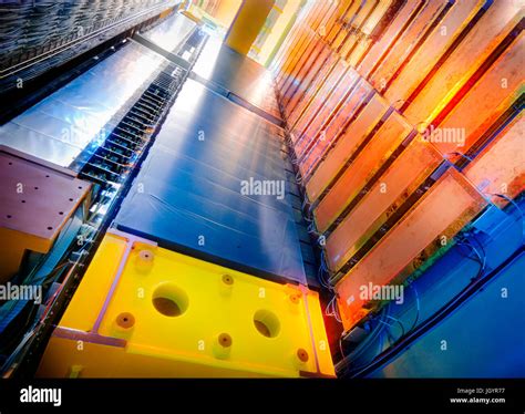 muon detector chamber   lhcb experiment  cern stock photo alamy
