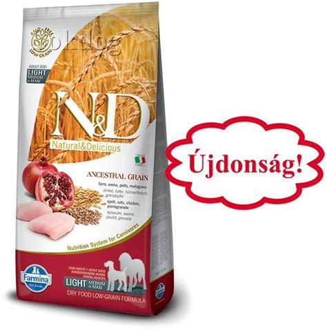 Vásárlás: Farmina N&D Low Grain Adult Light 12kg Kutyatáp árak ...