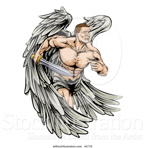 Warrior Angel Drawing at PaintingValley.com | Explore collection of ...