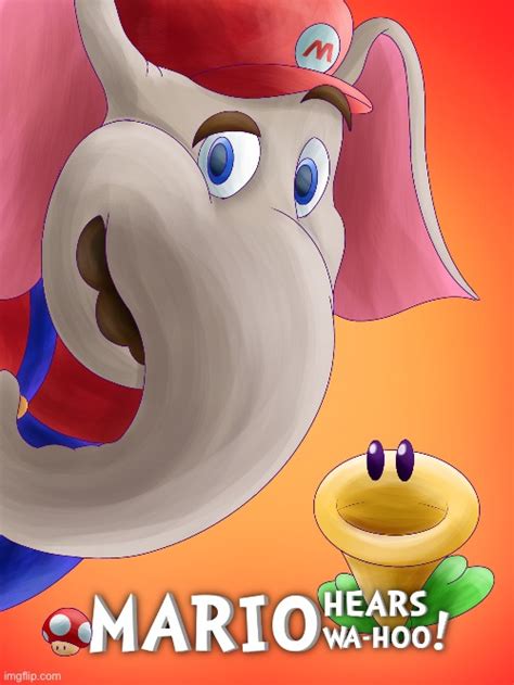 Mario hears wa-hoo! Blank Template - Imgflip