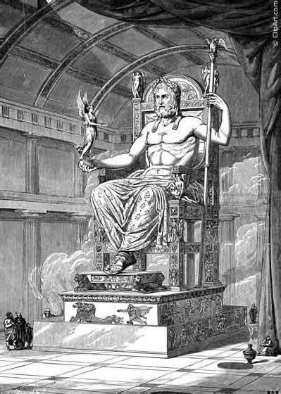 estatua de zeus em olimpia ocultopedia  enciclopedia  ocultismo